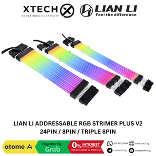 LIAN LI ADDRESSABLE RGB STRIMER PLUS V2 | 24PIN / TRIPLE 8PIN / 8PIN