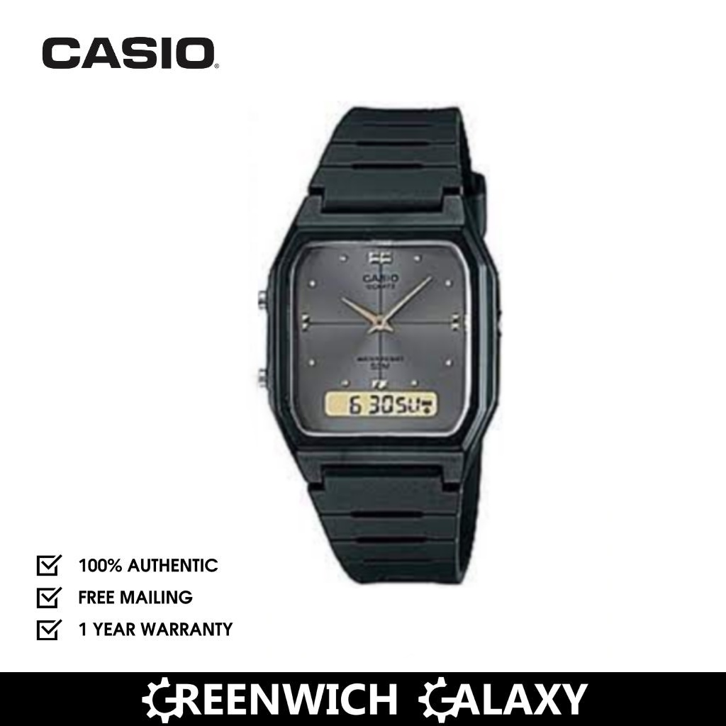 Casio Analog Digital Fashion Watch (AW48HE8A) Shopee Singapore
