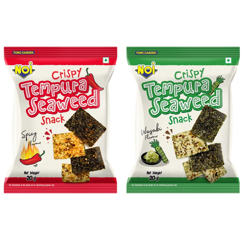(Addon Purchase) Tong Garden NOi Crispy Tempura Seaweed Snack Spicy