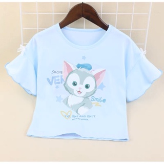 SG [Good Quality] Children Girls Puff Sleeve “Cotton shirt For 3-14 Years Old,l” #5