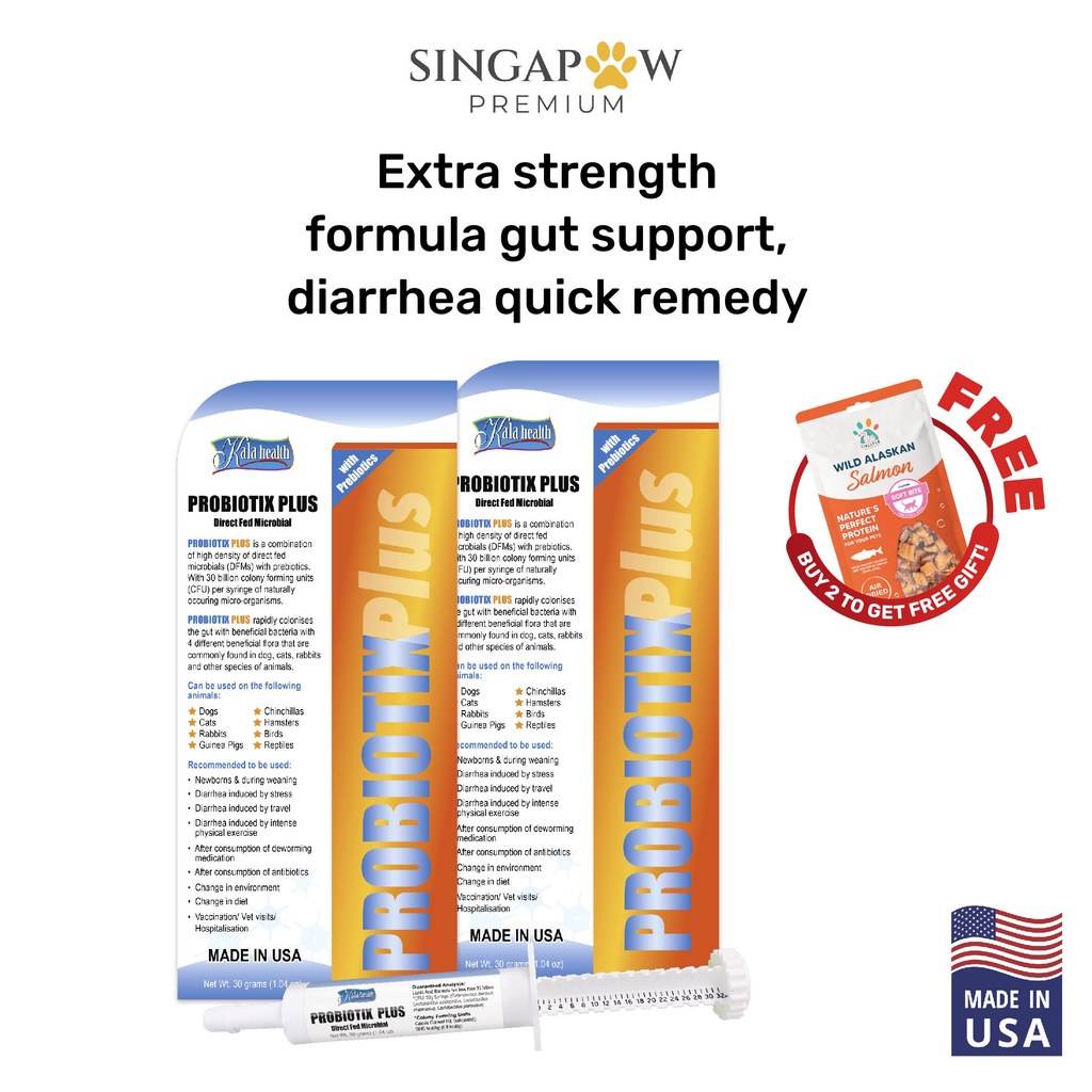 [Bundle of 2] Kala Health Probiotix Plus 30g Digestion , Dog