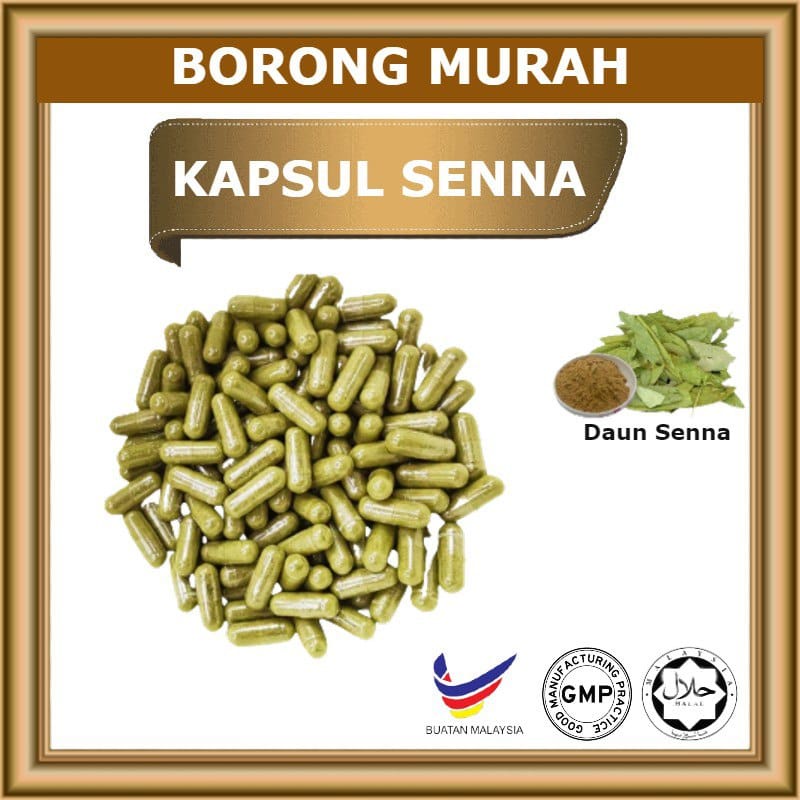 KAPSUL SENNA | DAUN SENNA | SENNA LEAF | SENNA TEA | TEH SENNA | SENNA