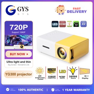 （ready stock） projector android projector projector screen YG300 Projector FULL HD 1080P Protable Projector