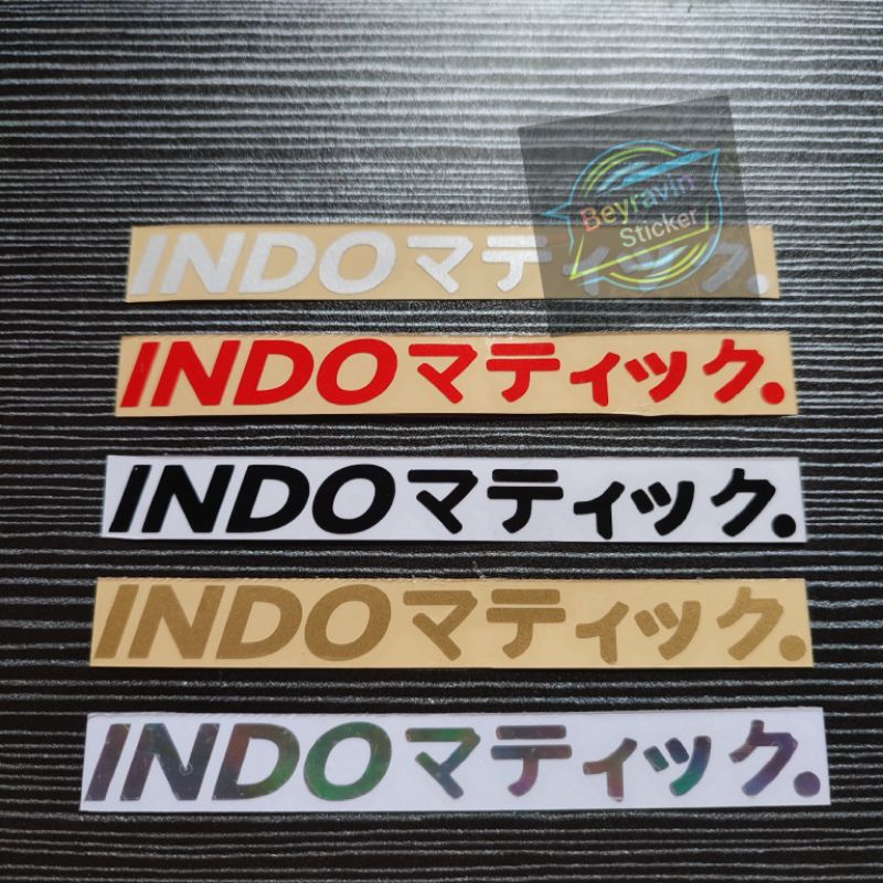 Indonesia Stickers INDONESIA KANJI CUTTING Stickers Shopee Singapore
