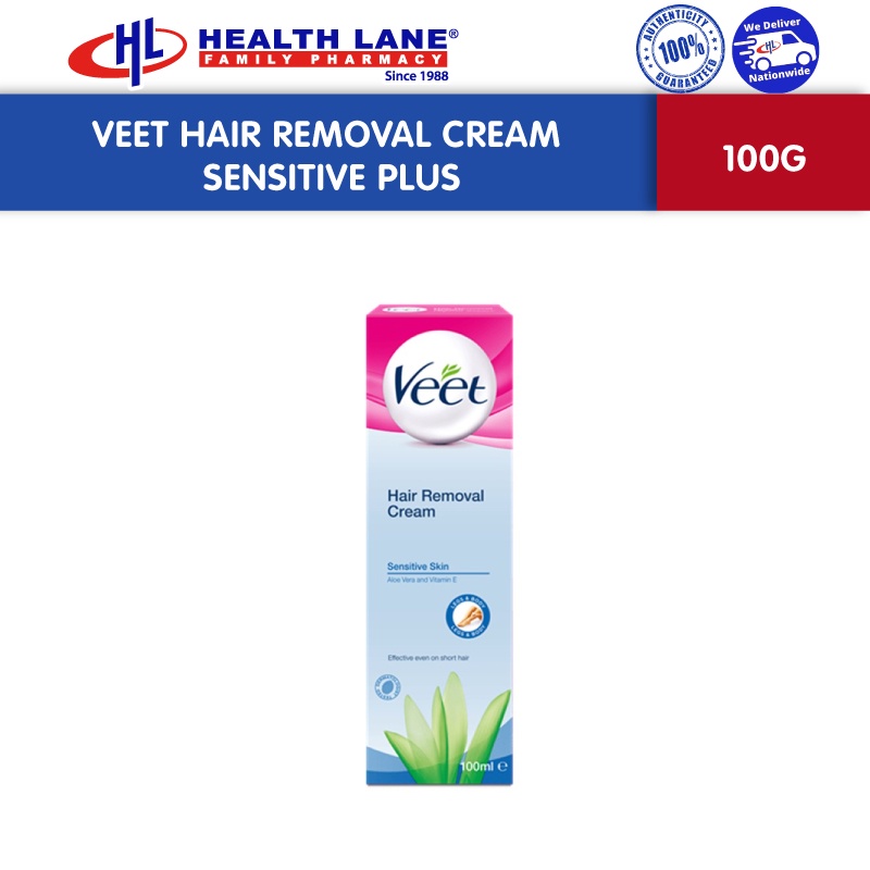 Veet Hair Removal Cream Sensitive Plus 100g Shopee Singapore