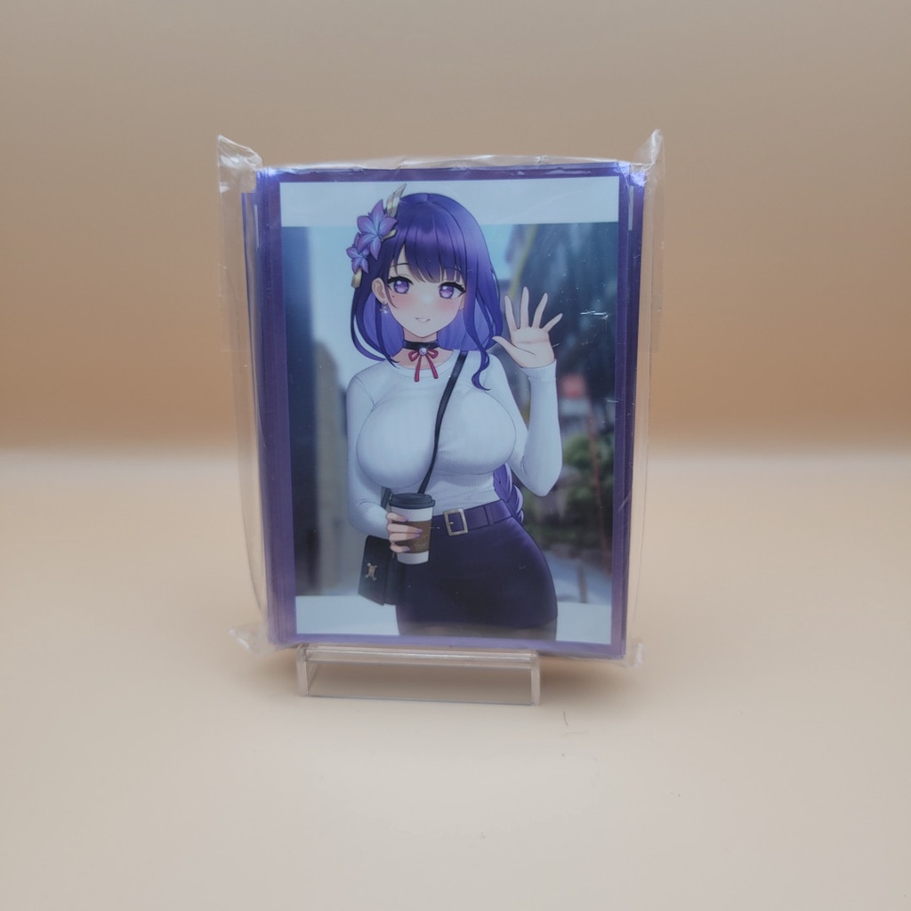 Anime Card Sleeves Genshin Impact Shopee Singapore