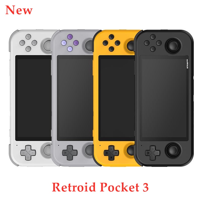 新品未開封】強化ガラス付☆Retroid Pocket 3+☆クリアブルー