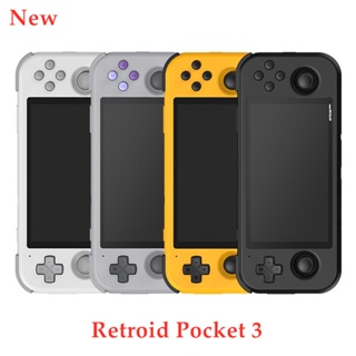 New Retroid Pocket 3 Retro Handheld Game Console 4.7 Inch Touch Screen Android 11 Video Games Consoles TV Out Gaming Box Gifts