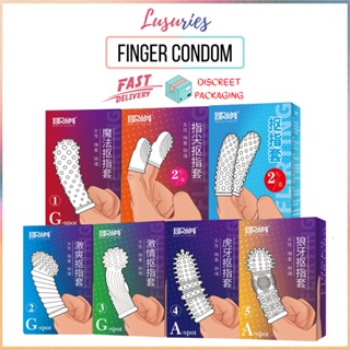 Sex Toy For Man Woman Masturbate Finger Reusable Sleeve Condom G A Spot Massage Silicone Extra Pleasure Reusable