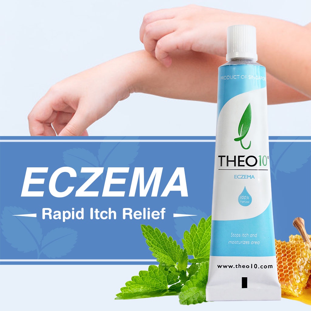 [Latest batch]Theo10 ECZEMA Cream (20mL) Natural, Anti Fungal, Anti