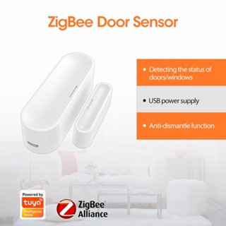 CHARMANT  Tuya APP Alarm Detector Security Protection ZigBee Wireless Door Window Sensor