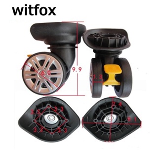 Witfox Replacement luggage wheels for suitcases repair hand spinner caster wheels parts trolley replacement rubber A18-JYSCL