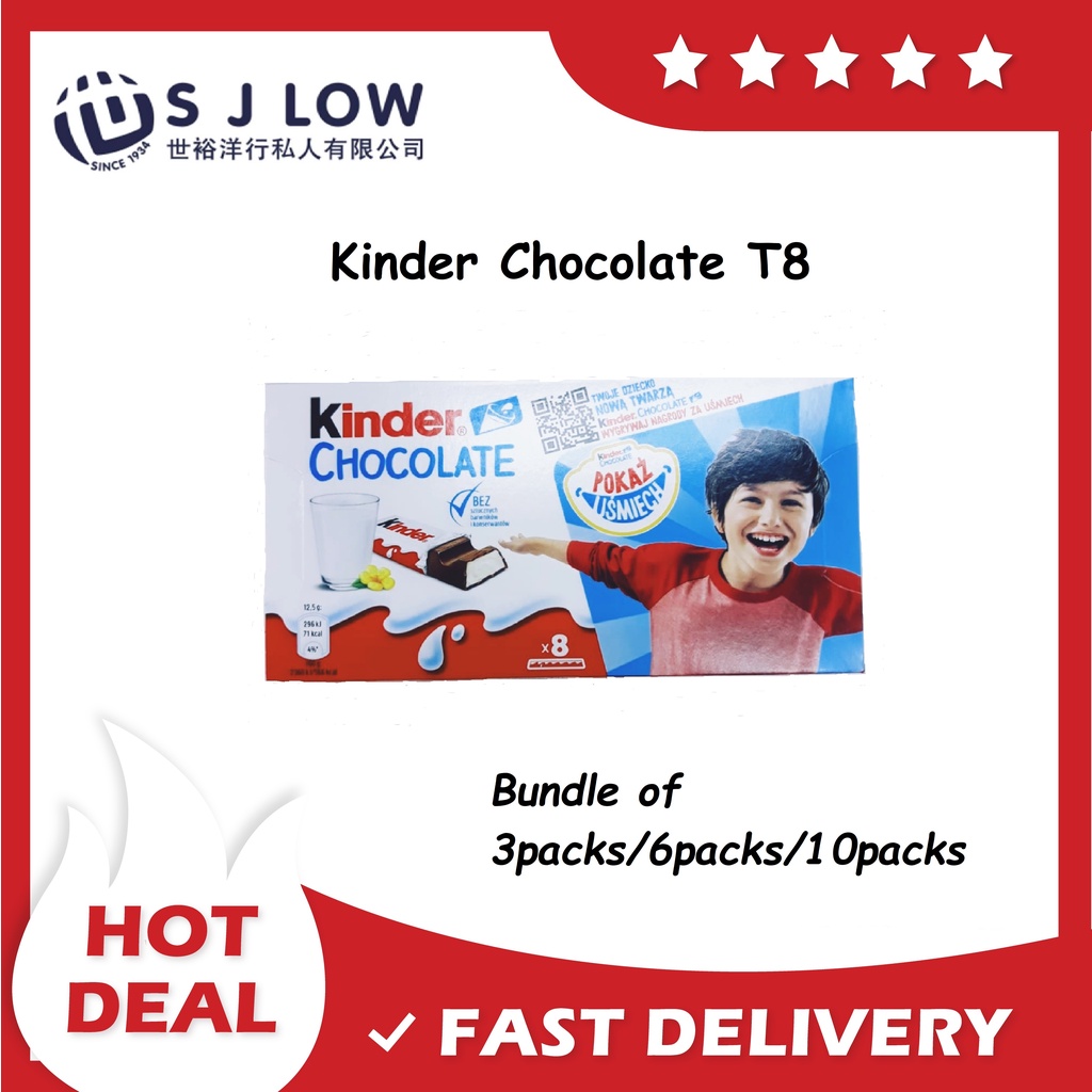 Kinder Bueno Chocolate T8 - 100g | Shopee Singapore