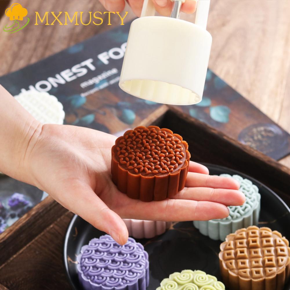 Mooncakes Moon Cake Moulds Cantonese Hand Embossed Piece Baking Tools Set  Baking Gadgets