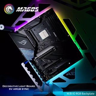 MAGOS Motherboard IO RGB Backplate Decorative Light Panel Board 5V ARGB SYNC