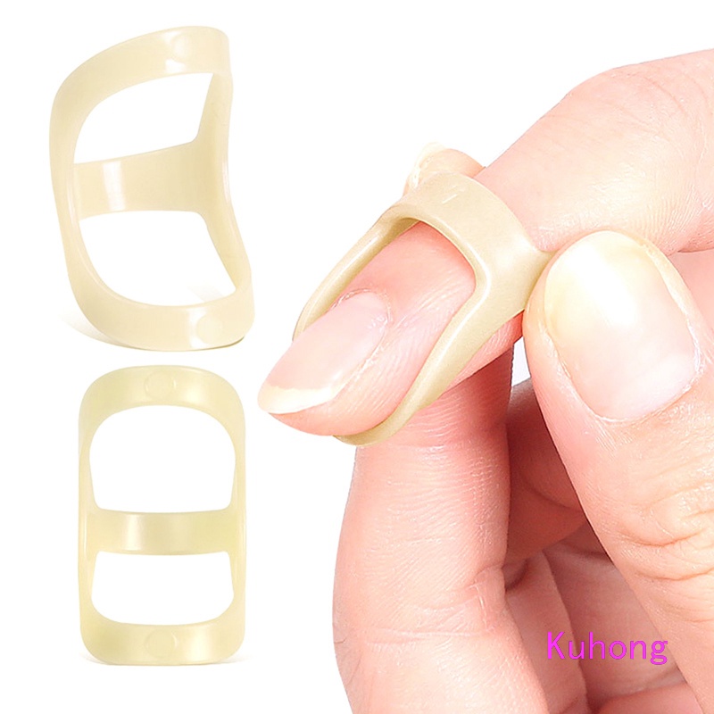 Oval 8 Finger Splint Brace Protector Adjustable Broken Finger Joint