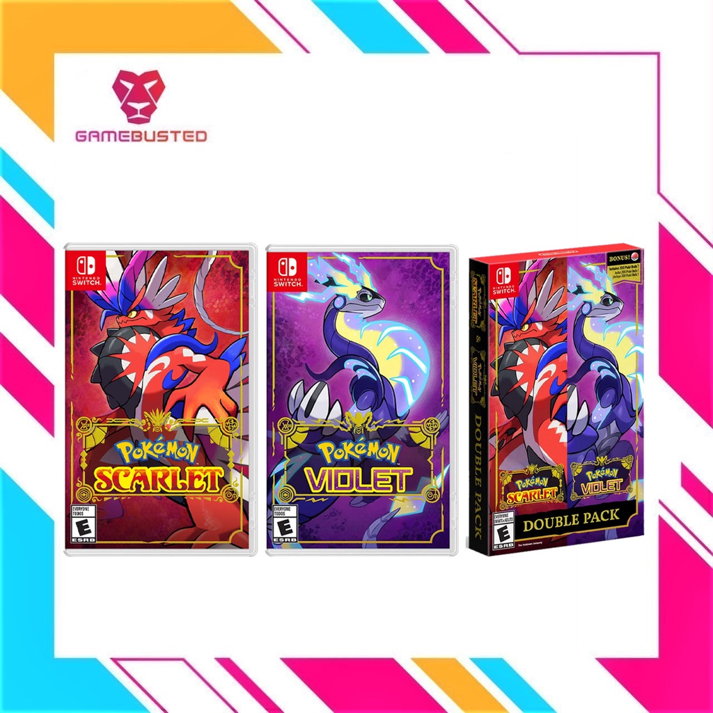 Nintendo Switch Pokemon Scarlet / Violet / Double Pack | Shopee Singapore