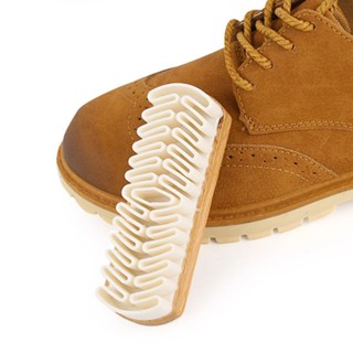 Leather Shoe Polish Brush Shoe Brush Cleaning Scrubber Brush For Suede Nubuck Material Boots White Rubber Crepe Cleaning Tools #1