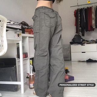 Casual Cargo Pants with High-waisted Design Multi-Pocket for Women Girlfriend Daughter Friends
