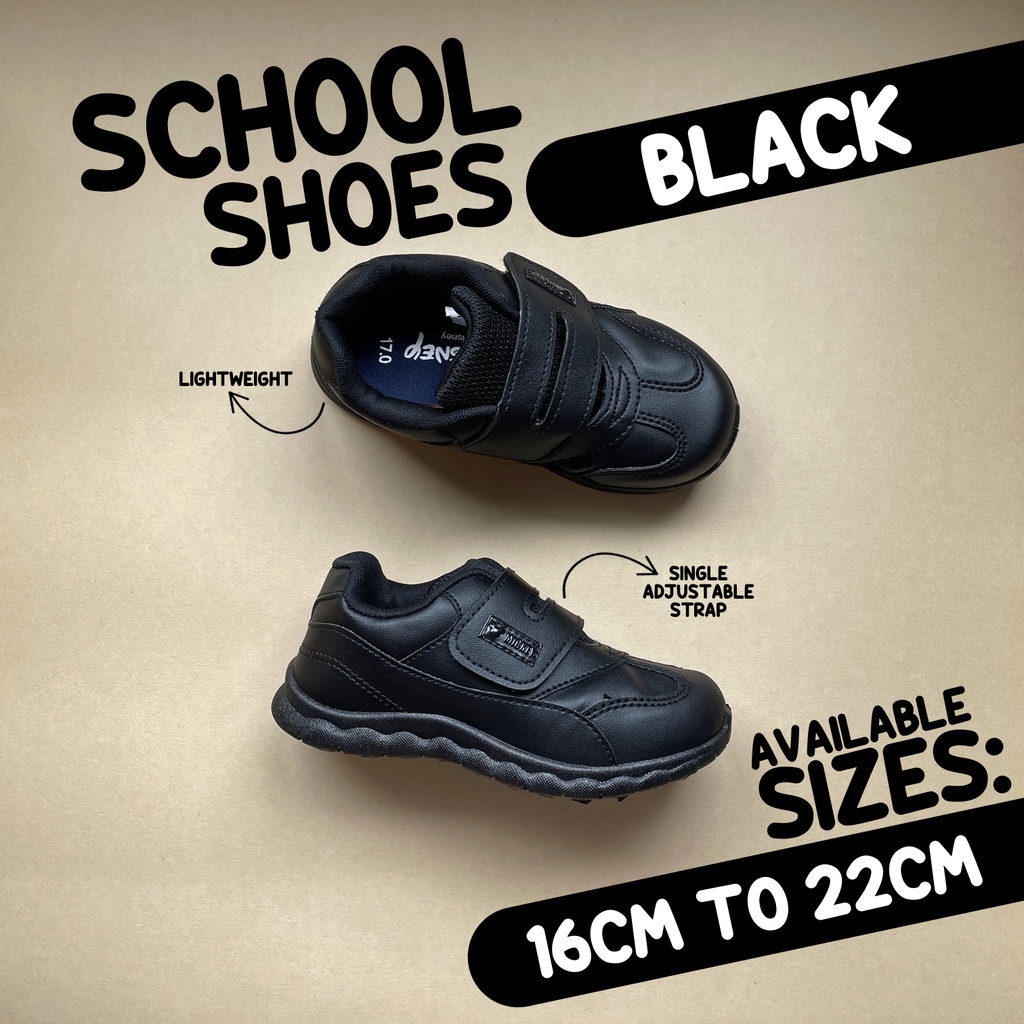 Disney Mickey Mouse Black School Shoes - Primary School Children [ 155 ...