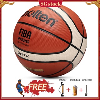 【READY STOCK】MOLTEN Basketball FIBA GG7X Size 7 Indoor Outdoor Basketball Court Training Ball