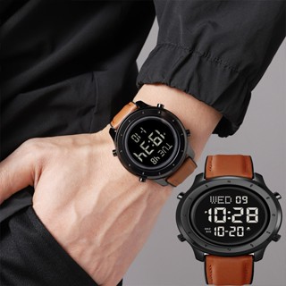 Skmei Men's Digital Sports Watch Fashion LED Light Countdown Multifunction Waterproof Wristwatch Original Brand Military Dual Time #8