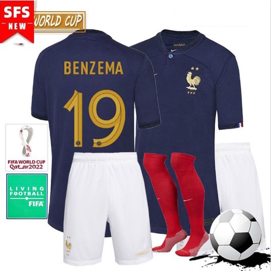 France National Team 2022/23 Stadium Home (Karim Benzema) Women's