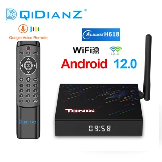 Tanix tx68 allwinner h618 4g 64g android 12.0 smart tv dual box wifi6 6k 4k media player top box set pk t95z more