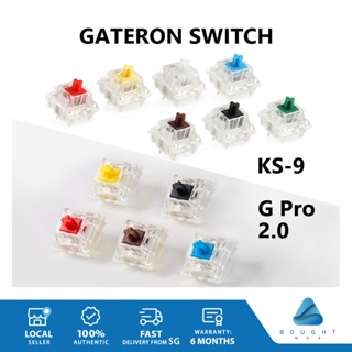 Gateron G Pro 2.0 and KS-9 RGB Mechanical MX Type Key Switch Red Blue Brown Yellow Green Black White Keyboard Switch