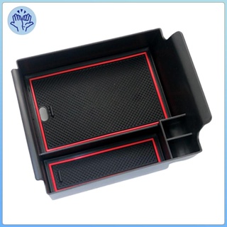 [Wishshopezxh] Automotive Center Console Armrest Storage Box Holder Atto 3 Container pp Organizer Storage Tray 1 Piece for Byd Yuan Plus 2022