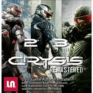 Crysis Remastered Trilogy (1, 2, 3) - PC DVD Game