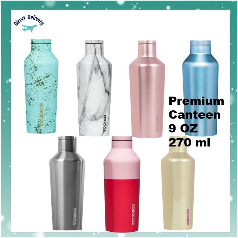[CORKCICLE]Premium Canteen 270ml/9OZ(Bali Blue/Snow Drift/Rose Metalic