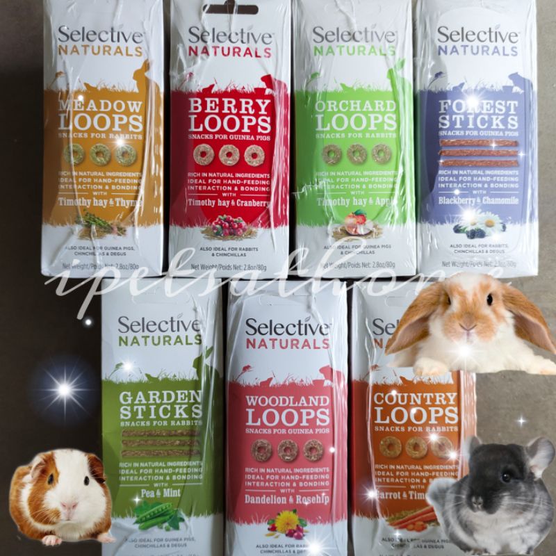 Supreme selective natural treats (Meadow loops/woodland loops/berry ...