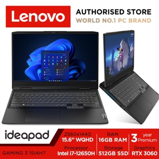 Lenovo IdeaPad Gaming 3 15IAH7 | 82S9008SSB | 15.6” WQHD | i7-12650H | RTX 3060 | 16GB RAM | 512GB SSD | Win11 | 3Y