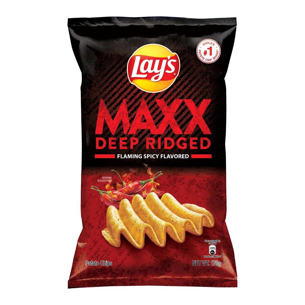 Lays Maxx Flaming Spicy Potato Chips 170g Dkshsg Shopee Singapore