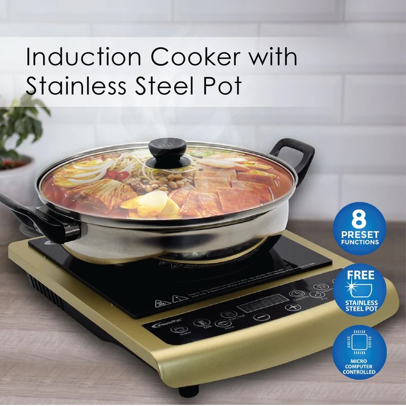 ~ LOCAL SELLER ~ POWERPAC induction cooker with stainless steel pot ...