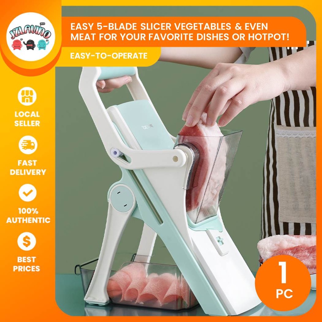 [Local Ready Stock][HIGH QUALITY] Easy 5Blade Slicer Vegetables and