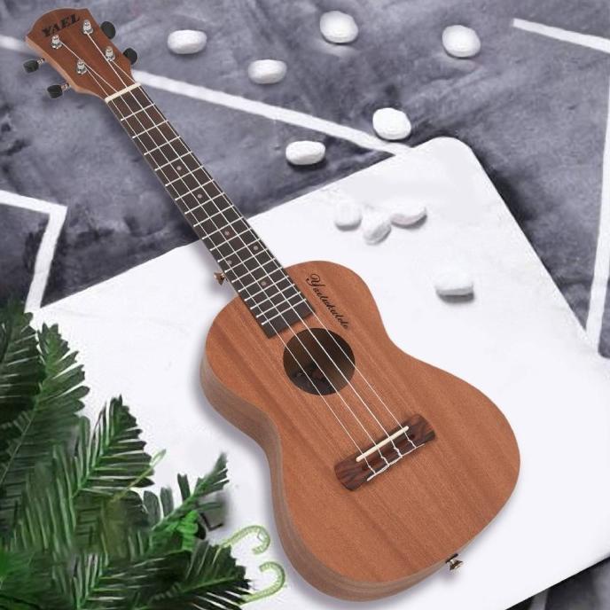 YAEL Sapele Ukulele 4 Strings Hawaiian 21 inch Soprano 23 inch Concert