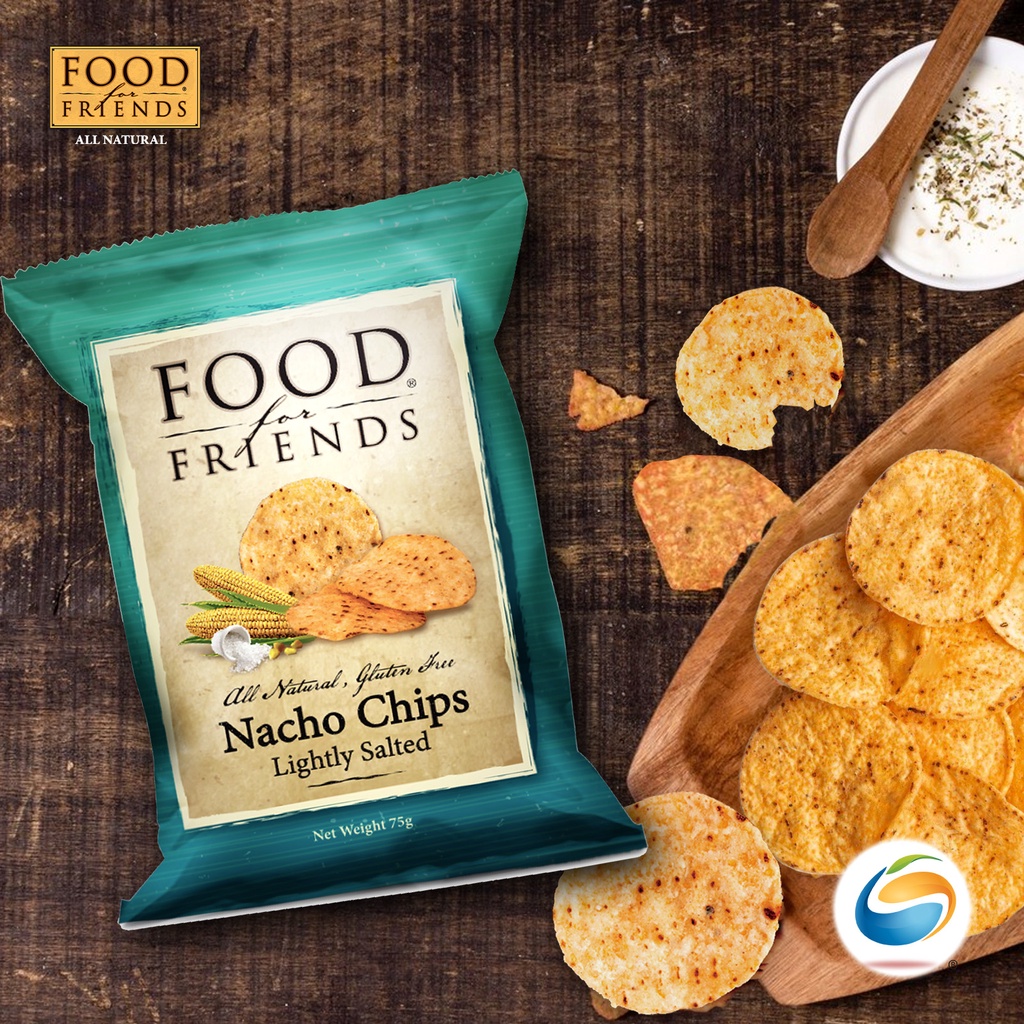 FOOD FOR FRIENDS Nacho Chips Lightly Salted (75G) Shopee Singapore