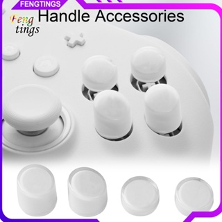 [Ft] 4Pcs/Set Sturdy Game Gamepad Buttons ABXY Video Gaming Hand Grip Buttons Abrasion-resistant for King Kong 2 Pro NS08/09
