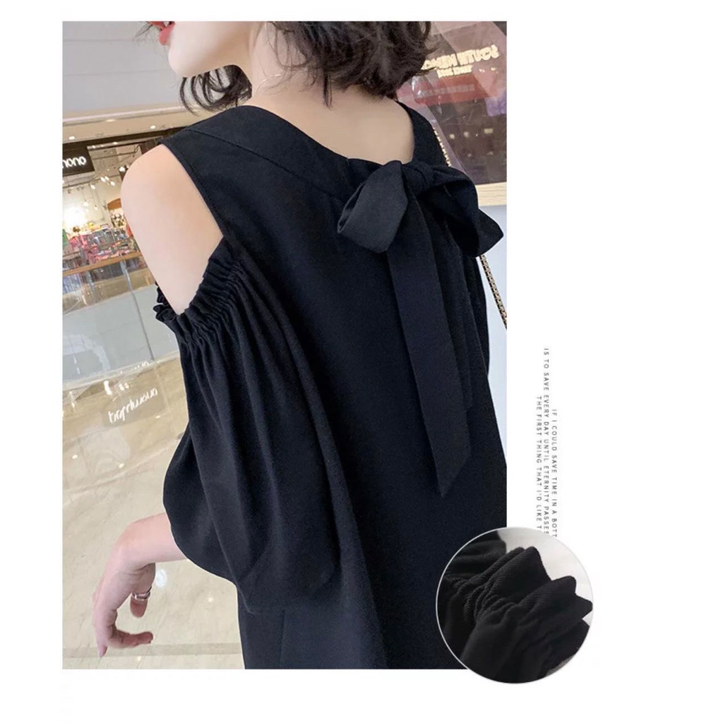 Image of 2022 New Style Loose Strapless Sweet Mori Chiffon Dress #7