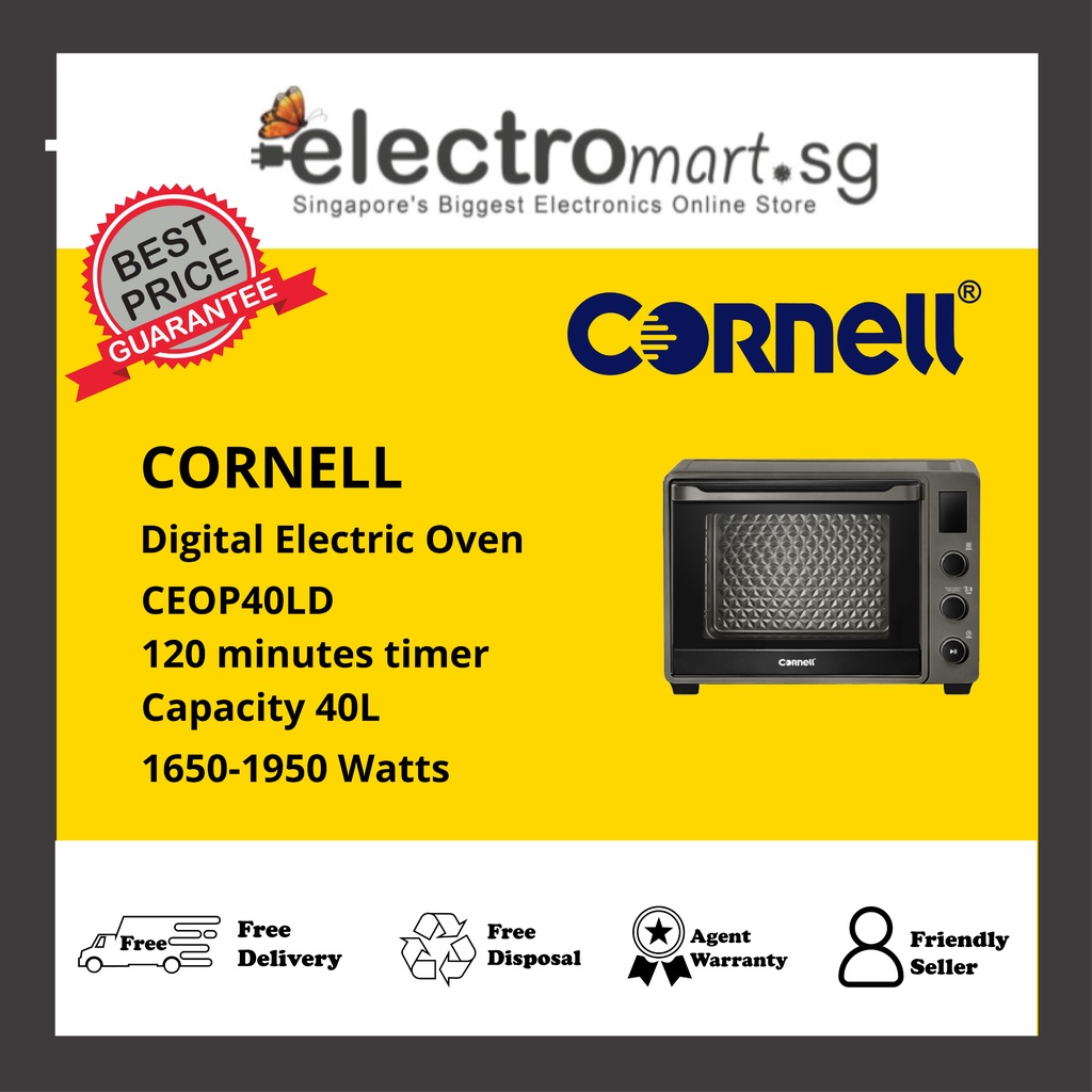 Cornell CEOP40LD Digital Electric Oven with Accurate Temperature