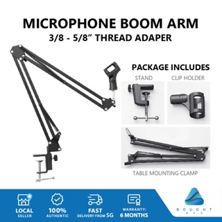 Flexible Desktop Microphone Stand Mic Boom Arm Professional Recording Streaming Singing Casting