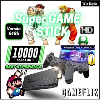 Video Game Sticks M8 Console 2.4G Double Wireless Controller Game Stick 4K 10000 games 64GB Retro games For PS1 GBA