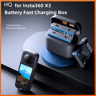 For Insta360 X3 Battery Fast Charging Box Storage for insta360 X3 Charger Accessories