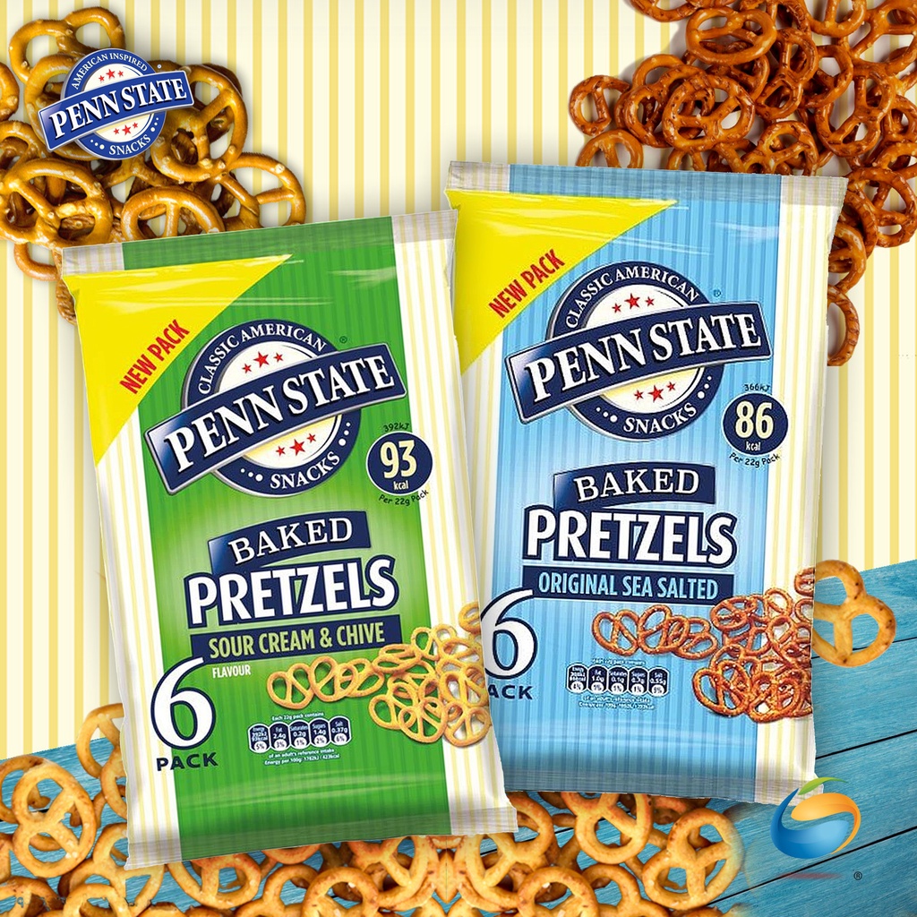 PENN STATE Pretzels Multipack 6 X 22G Shopee Singapore