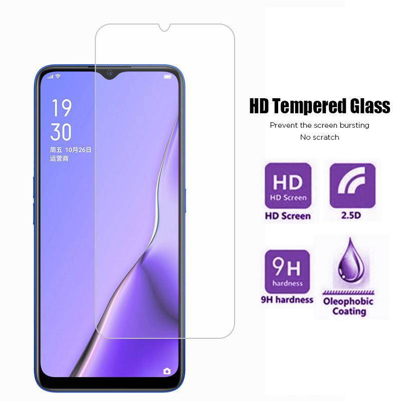 3 Pcs Screen Protectors for OPPO A5 2020 A5S A12 A12e A53 A33 A31 A9 Glass for OPPO F17 Pro A91 A73 5G A72 A52 A32 Find X2 Lite