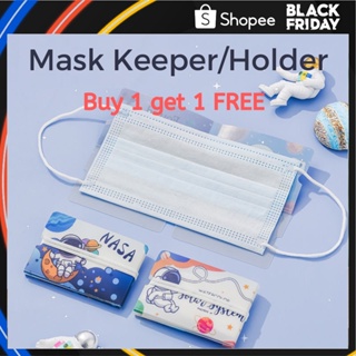 🔥Black Friday🔥SG Ready Stock🔥Foldable Mask Keeper/Holder Portable Mask Storage Case Waterproof Reusable Organizer