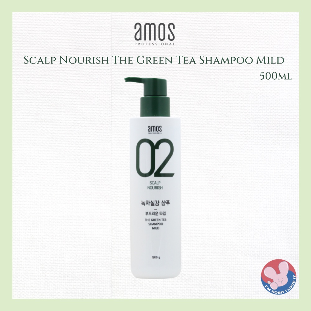[AMOS] Scalp Nourish The Green Tea Shampoo Mild 500ml hair loss / anti