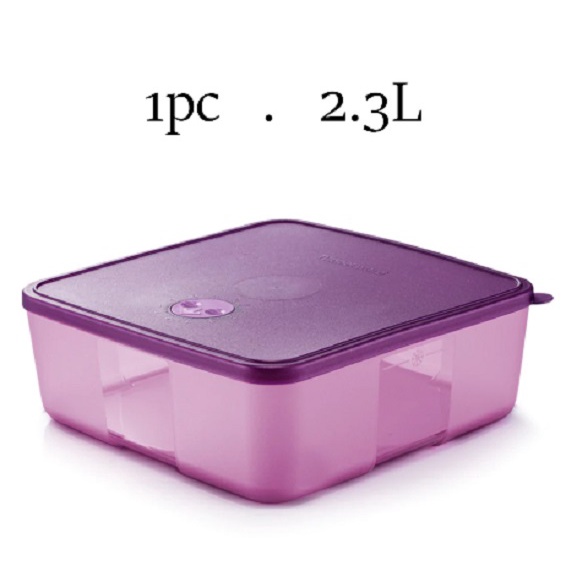 Tupperware FreezerMate Square II (1pc) 2.3L with Dial (1) Shopee